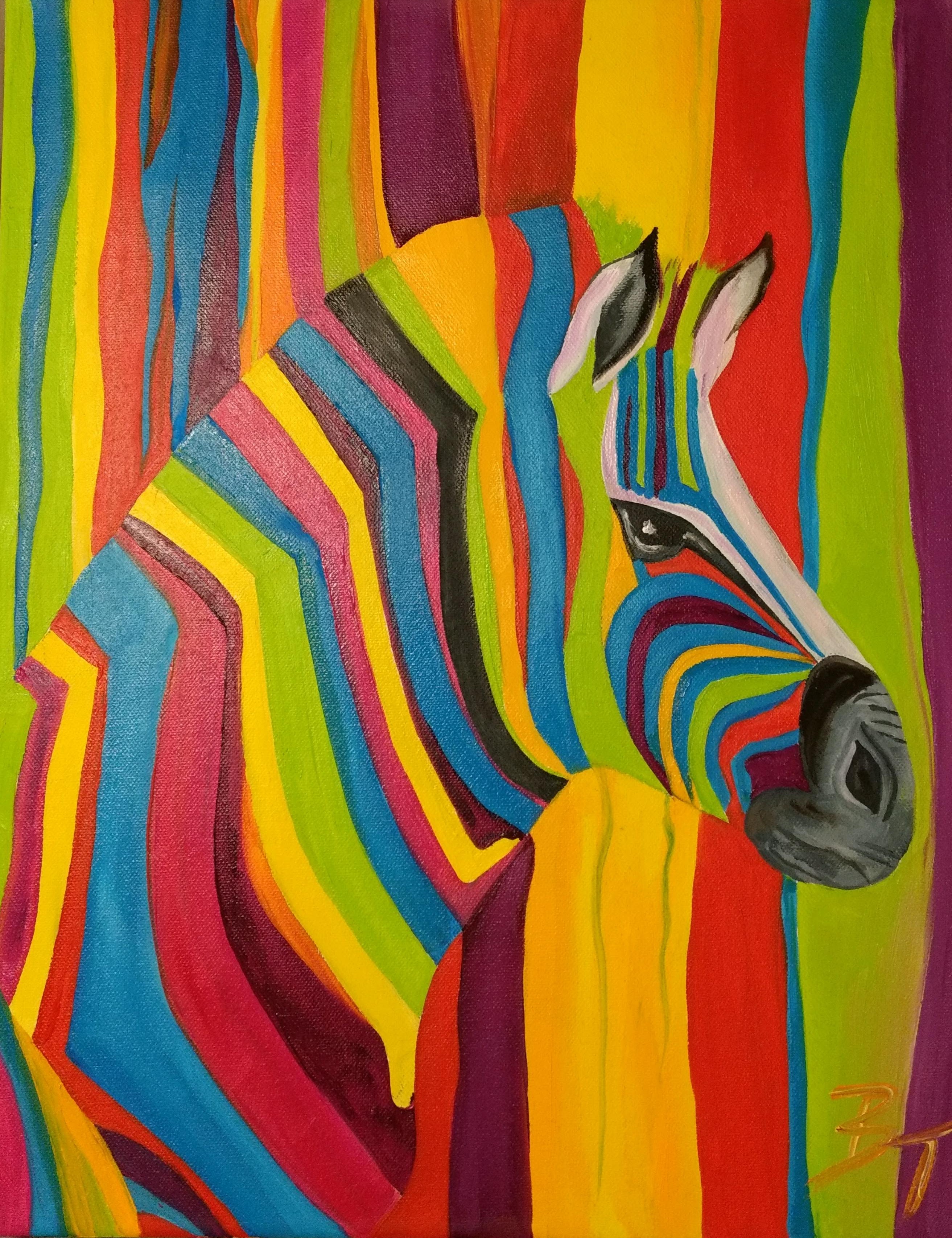 Zebra auf LSD